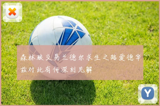 森林狼交易兰德尔求生之路爱德华兹对此有何深刻见解